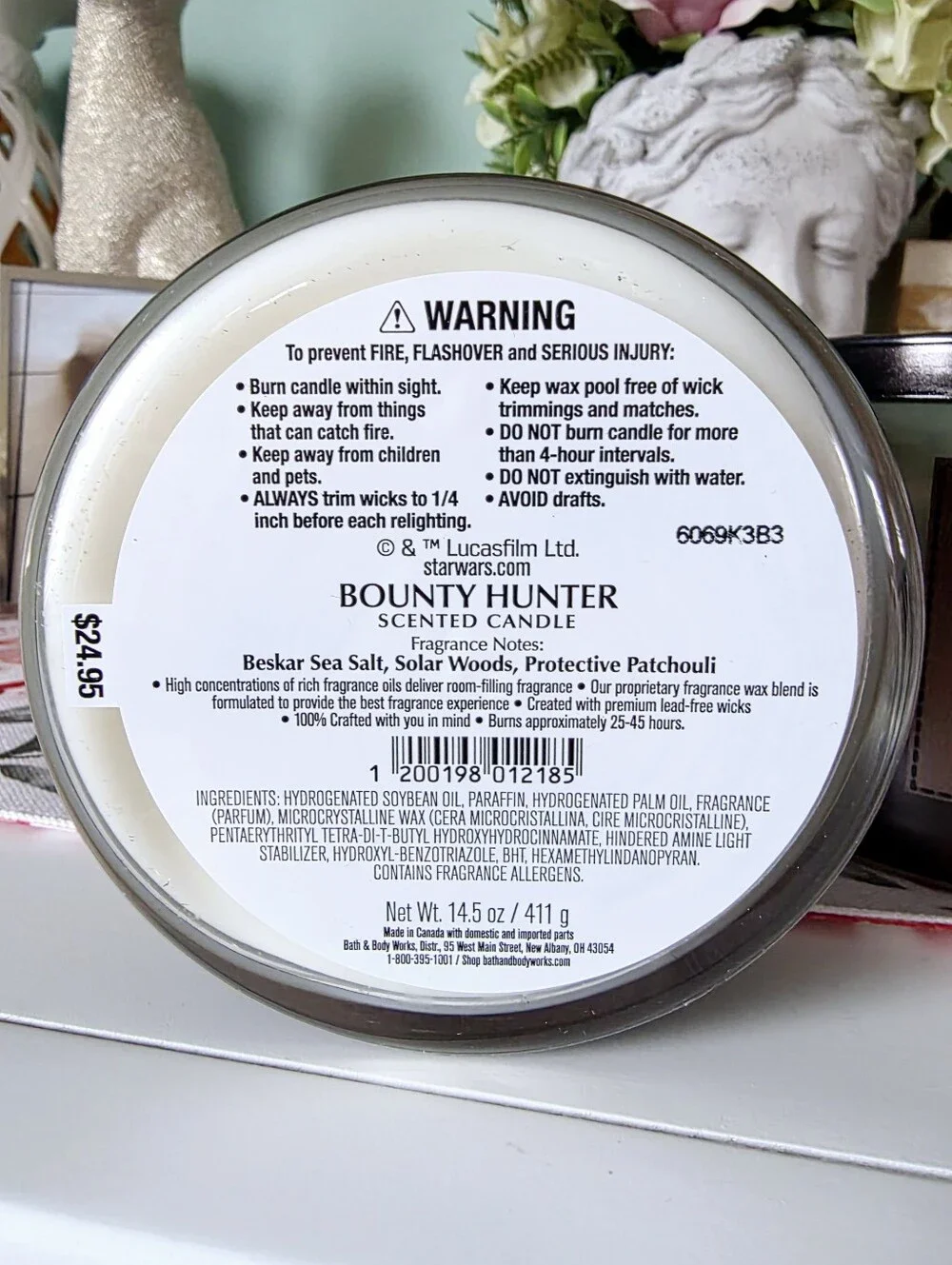 Bath Body Works Disney Star Wars Mandalorian Grogu Candles - Picture 2 of 3